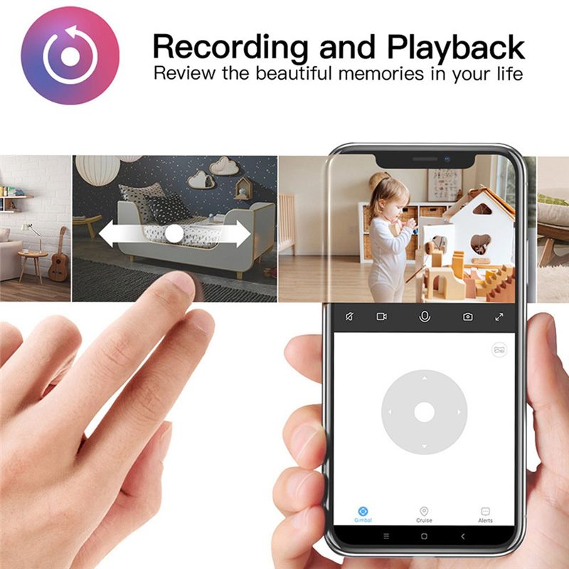 Wireless Baby Monitor - Essential Indoor Wifi Tuya Camera, Baby