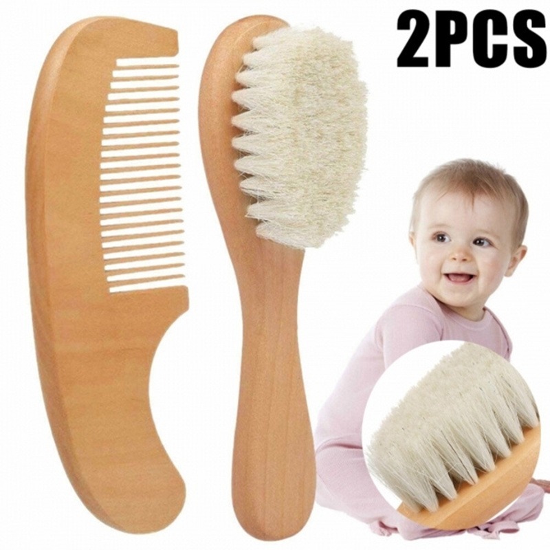 2Pcs Set Baby Hair Brush & Com - огляд і ціна Baby Products Essentials