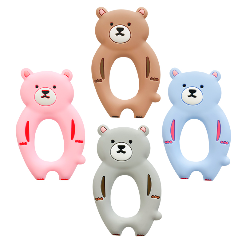1pcs Silicone Bear Teether rod - огляд і ціна Baby Products Photos