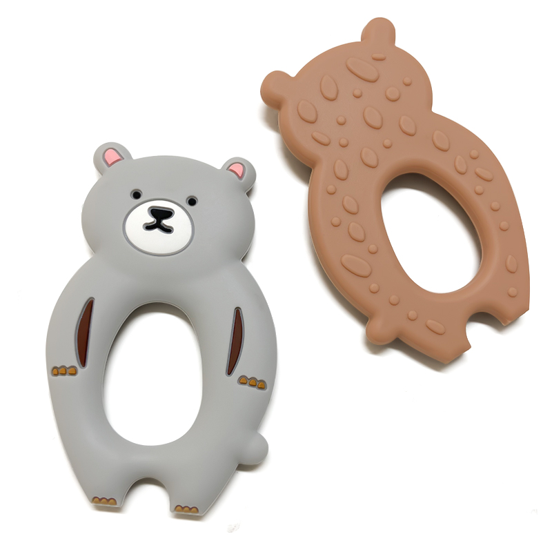 1pcs Silicone Bear Teether rod - огляд і ціна Baby Products Photos