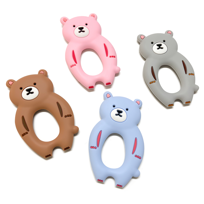 1pcs Silicone Bear Teether rod - огляд і ціна Baby Products Photos