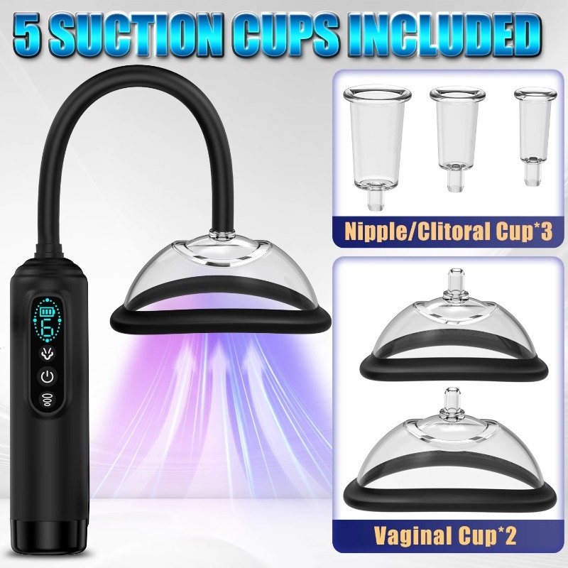 LCD Pussy Pump Nipple Sucker V - огляд і ціна Breast Pump