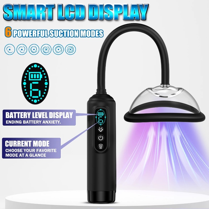 LCD Pussy Pump Nipple Sucker V - огляд і ціна Breast Pump