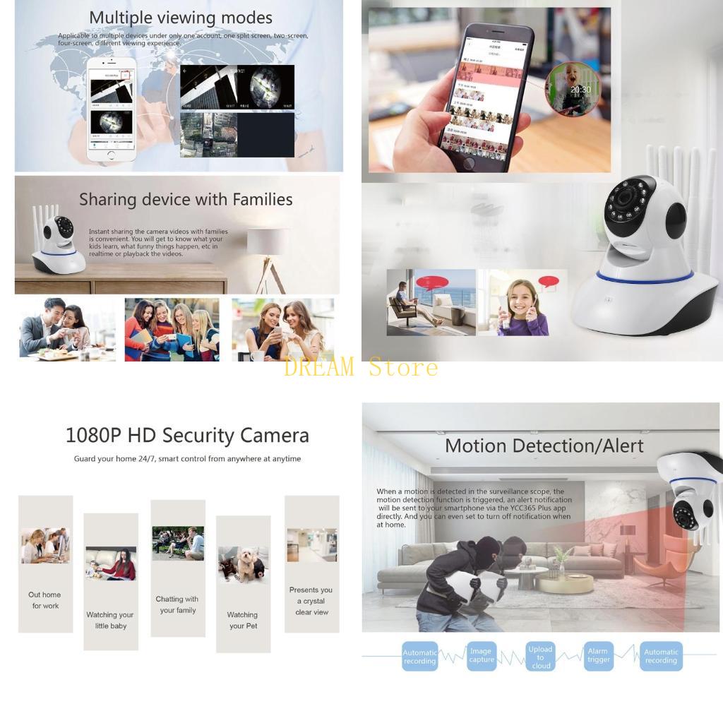 Camera 360 Degrees Lens CCTV W - огляд і ціна Wireless Baby Monitor