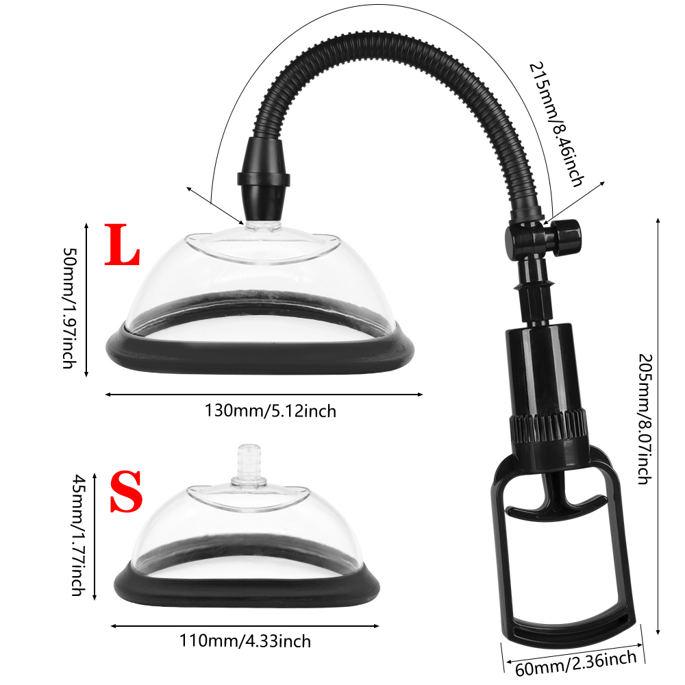 Manual Pussy Pump Vagina Clito - огляд і ціна Breast Pump