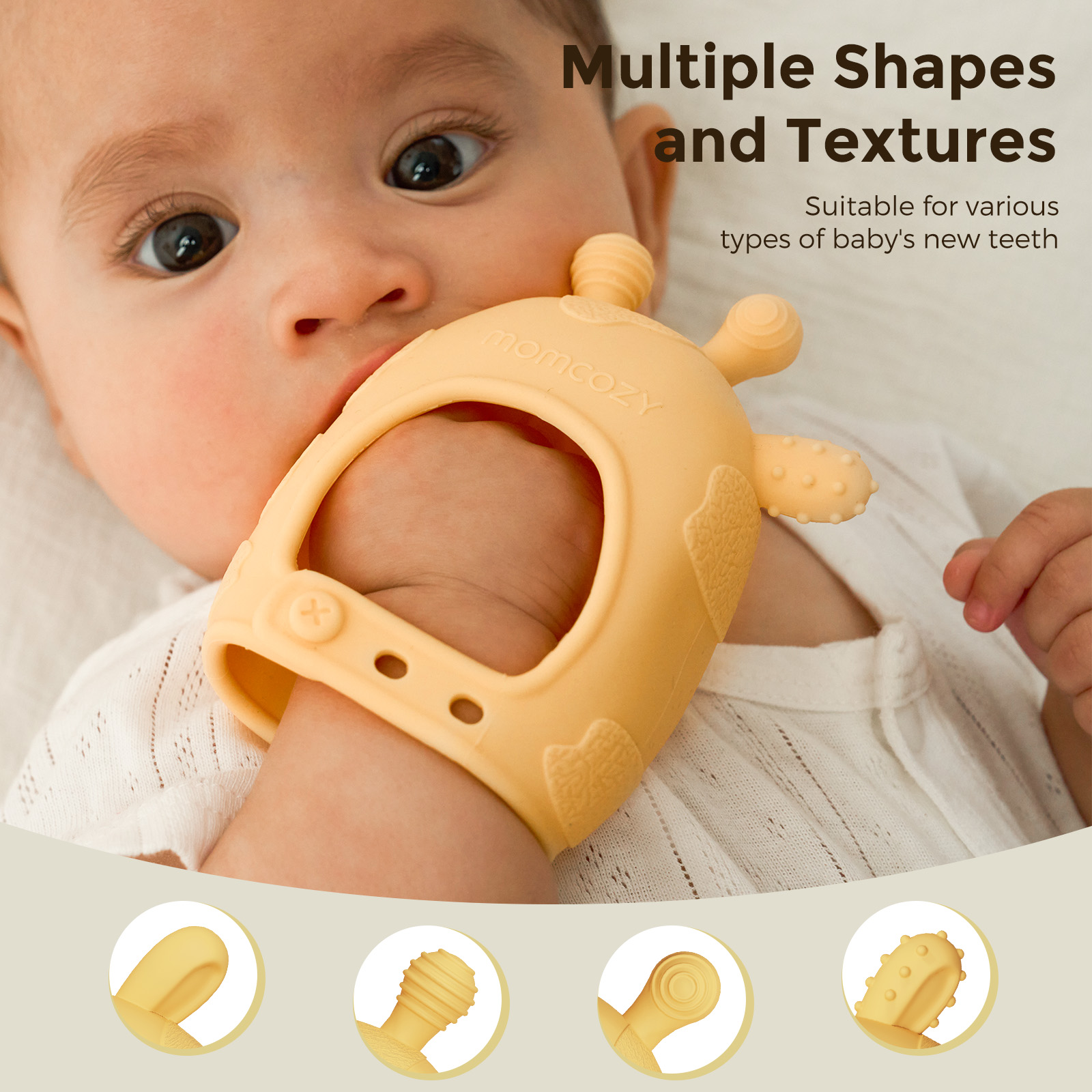 Momcozy Baby Teether Toys, Bab - огляд і ціна Baby Products Essentials