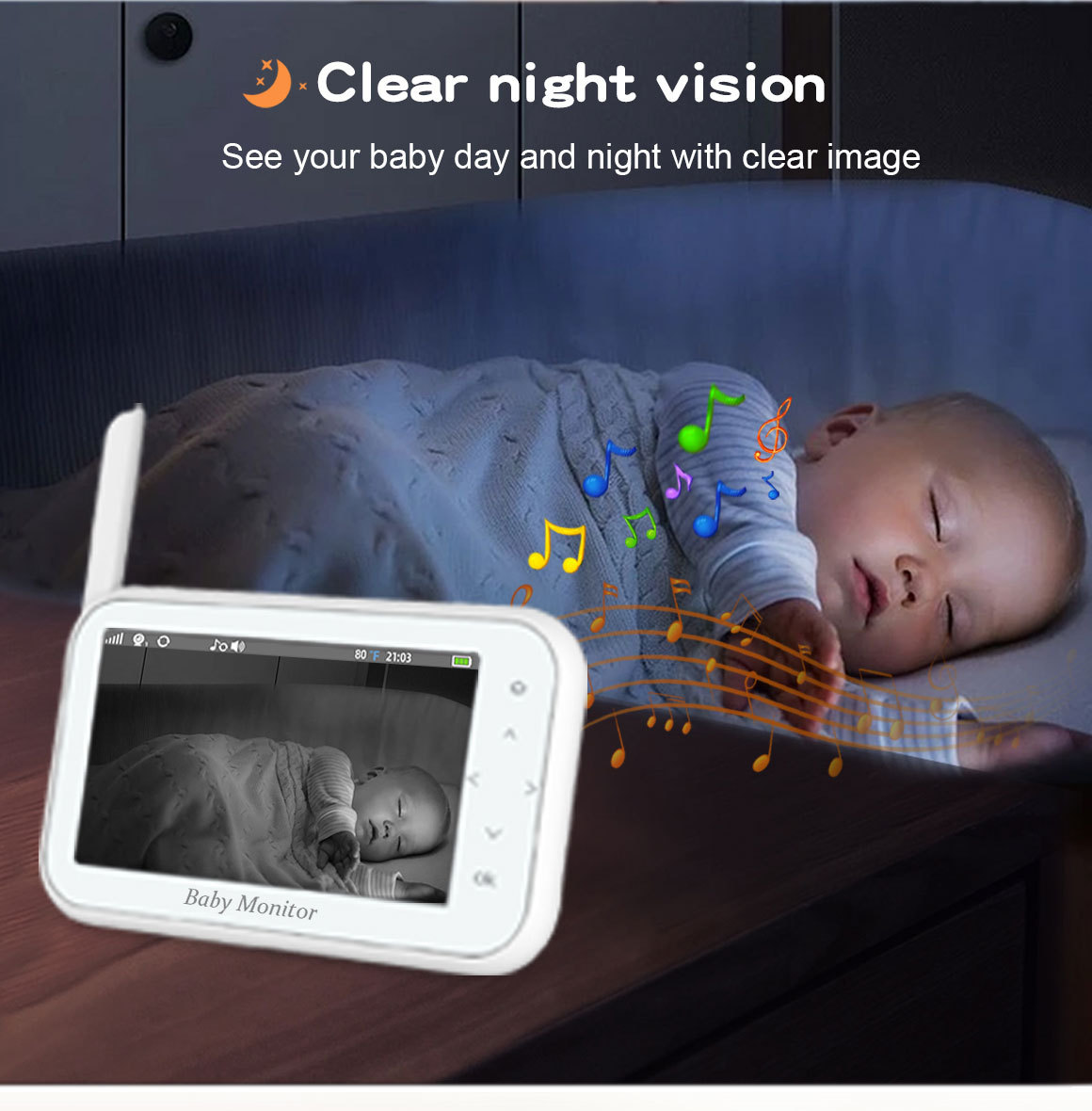720P Wireless PTZ Baby Monitor - огляд і ціна Wireless Baby Monitor